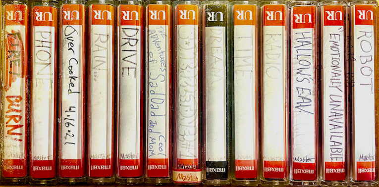 photograph of various Bombazzletone cassette tapes